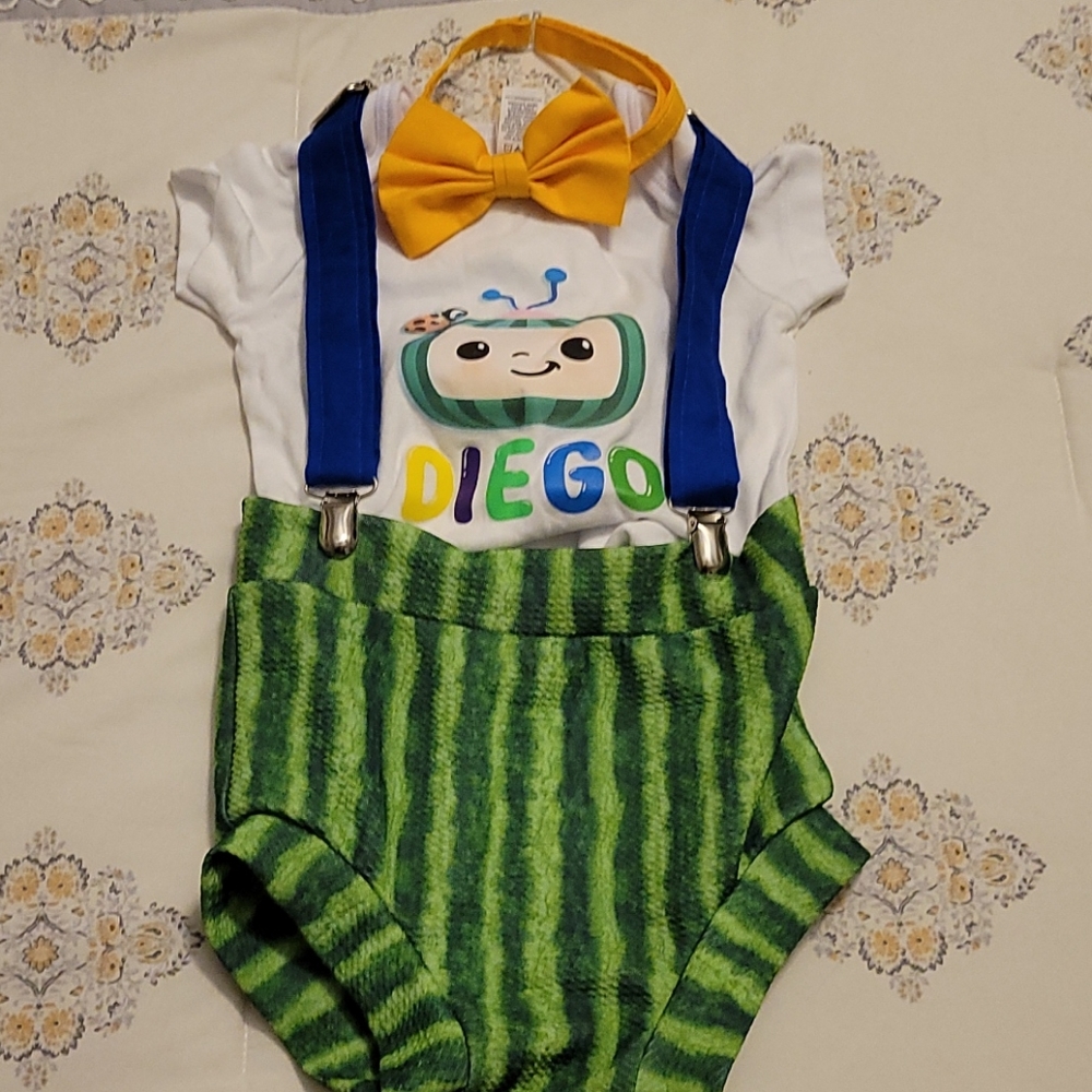 Cocomelon outfit  (onsie not included)